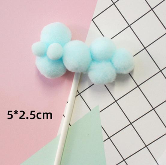 10-Pack 3D Hot Air Balloon & Rainbow Cake Toppers