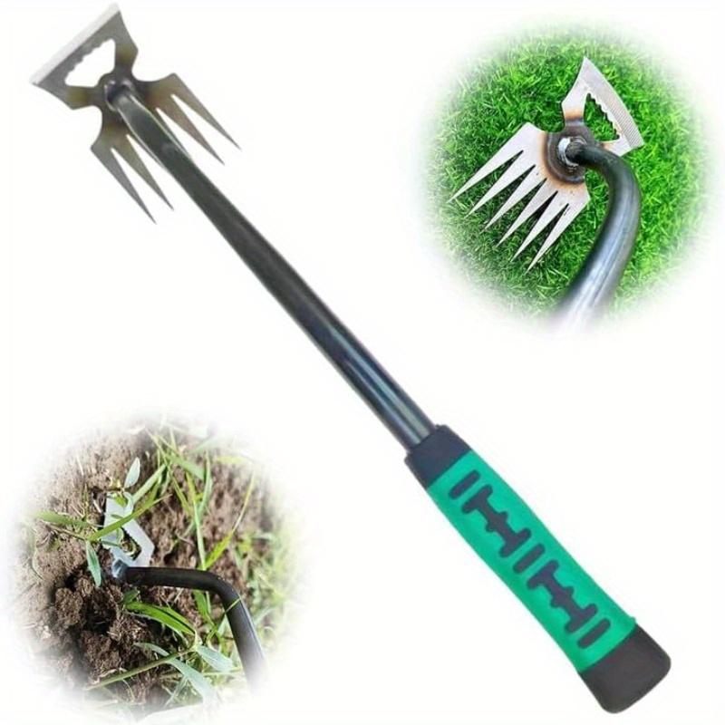 New Garden Weeding Tool: Durable Manganese Steel Manual Weeder for Root Removal In Courtyards and Gardens