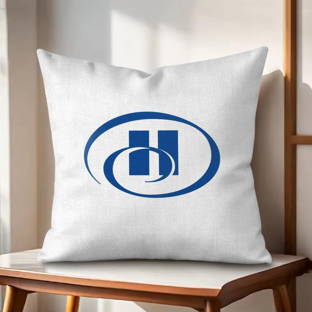 Luxury HHiltonS Design Cushion Cover Natural Linen Organic Fabric DoubleSided Printing Couch Pillow Covers Home Decor