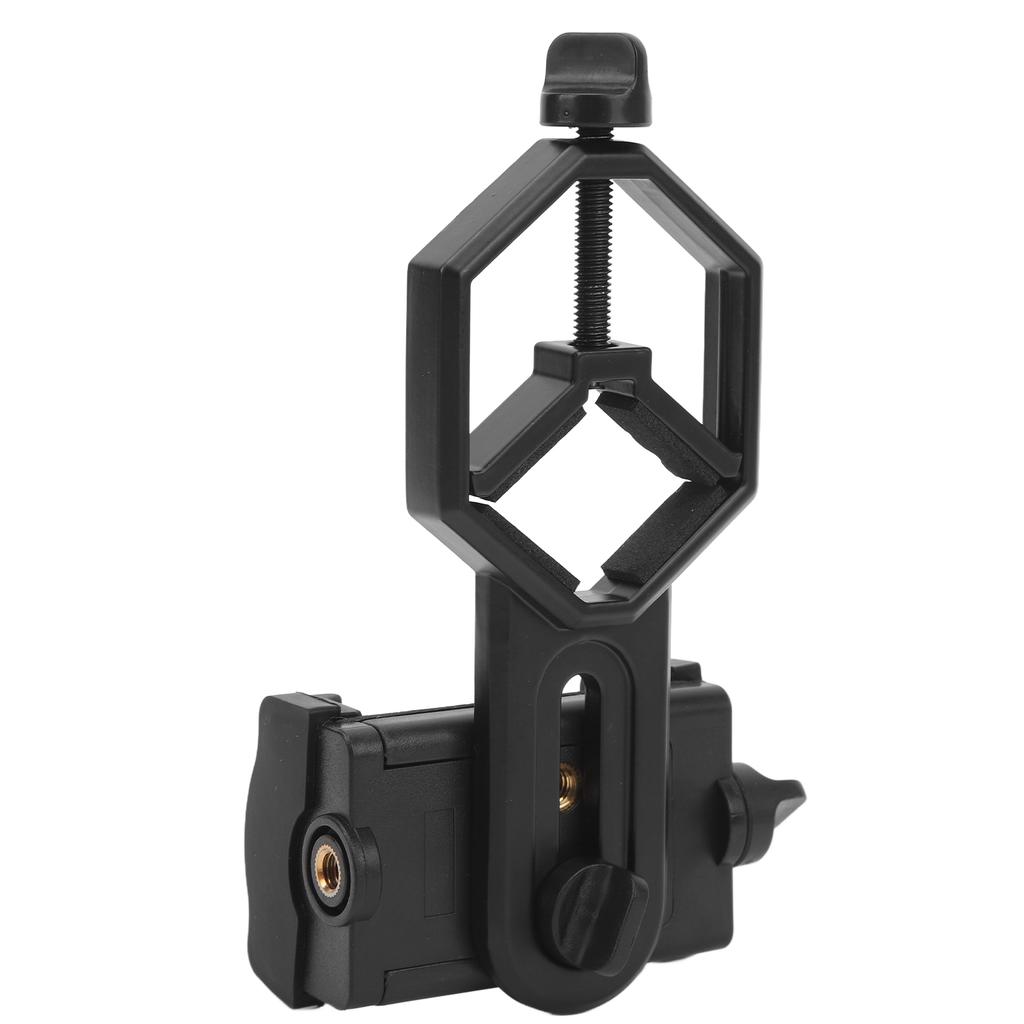Telescope Phone Mount High Density EVA Light Metal Shell Cellphone Telescope Adapter Mount for 2.4 to 3.9in Wide Phone