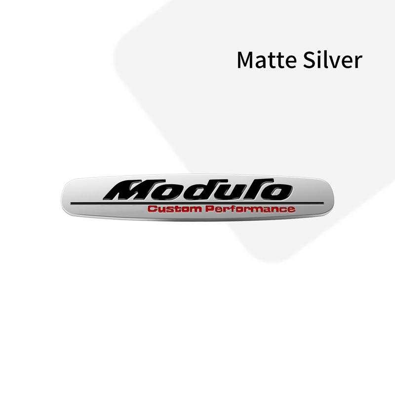 1Pc 3D Metal Car Styling Moduro Logo Emblem Side Fender Rear Trunk Badge Sticker For Civic Jazz Odyssey Accord Fit