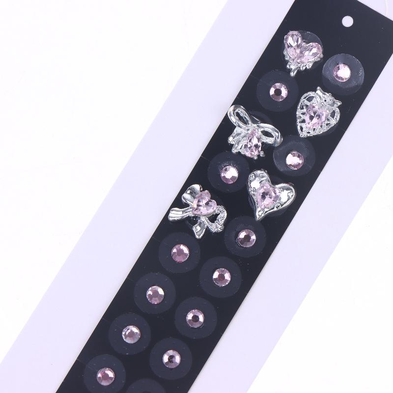 20Pcs/Sheet  Heart Bow  Ear Point Stickers Ear Pressure Stick Acupuncture Auricular Ear Stickers Massage