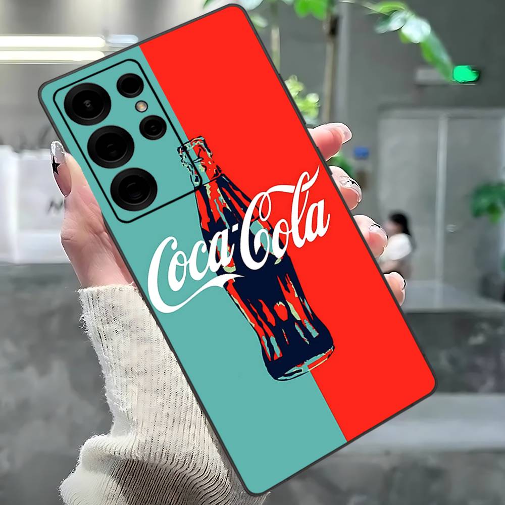 Coca-cola Vintage Handyhülle Für Samsung S 24 Fe 25 Ultra Plus 20 Lite 21 30 22 23 24 22 Ultra 5G Fundas