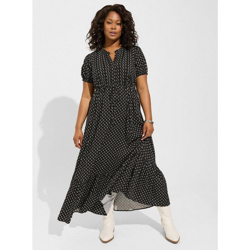 

100.00kg Size Chubby Girl Elegant Floral Short Sleeve Flaw 00