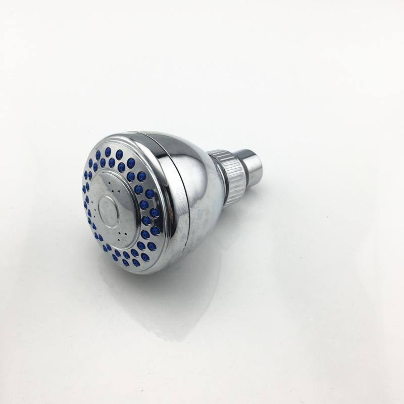 Water Saving ABS Shower Head Chrome Plated Top Spray Shower Head Small Size Detachable Top Gush Sprinkle