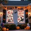 Easy Clean Halloween Window Clings Blood Stickers, Clear Patterns Waterproof And Scratch-Resistant Spooky Cling Stickers Decals, Removable for