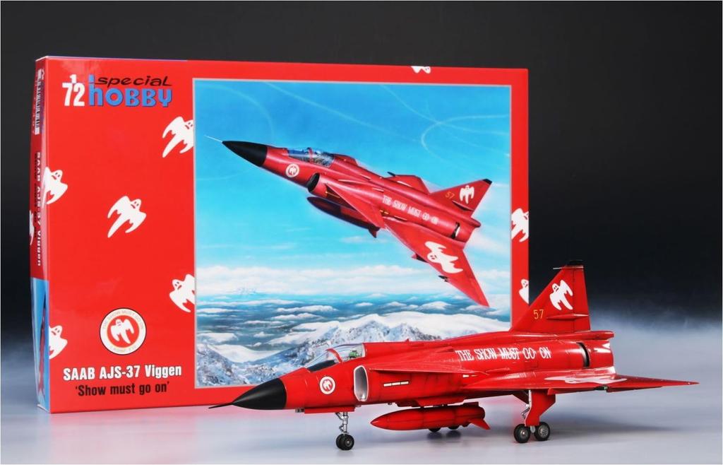 Special Hobby Swedish Saab Bigen Attack Aircraft Show Must Plastic Model SH72497 1/72 AJS-37 Go-On