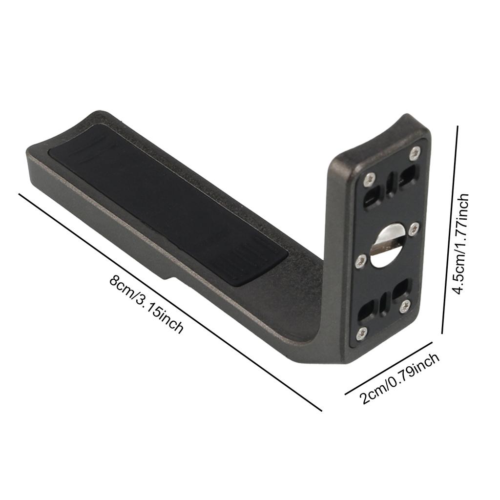 1/2/3Pcs For Insta360 X5 Action Camera Bracket Anti-Fall L-Shaped Magnetic Adapter Aluminum Alloy Mount Camera Protective Rack