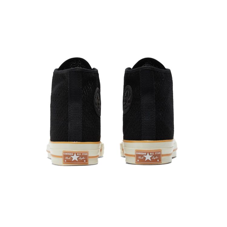 Converse Chuck Taylor All Star 1970s High Top Canvas Shoes Unisex Sneakers Black Orange 170963C