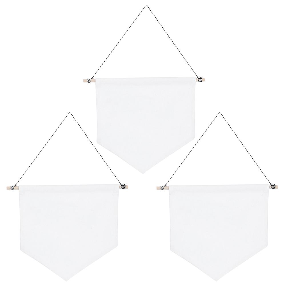 3pcs Pin Wall Display Blank Banners Badge Brooch Display Pendant Home Decoration Accessories