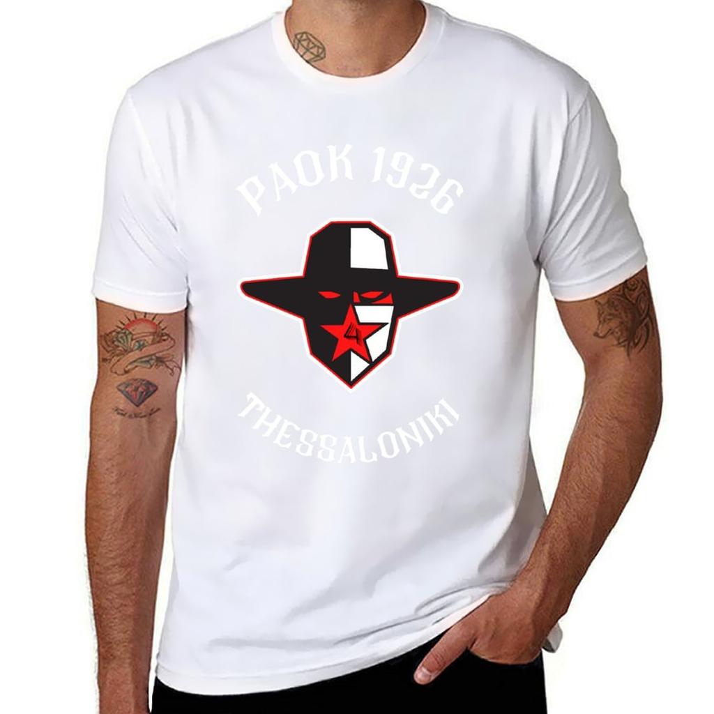 Paok 1926 Thessaloniki Tshirt Outdoor Work Short Sleeve Top