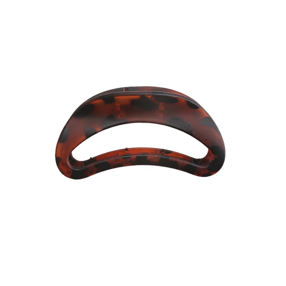 

1pc Hollowed-out Arc-shaped Female Shark Clip, Simple Hair Clip At The Back Of The Head, Coiled Hair Claws красный