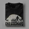 Men The Goonies Skeleton Map Poster T Shirts Pure Cotton Clothes Funny Short Sleeve O Neck Tee Shirt Plus Size T-Shirts