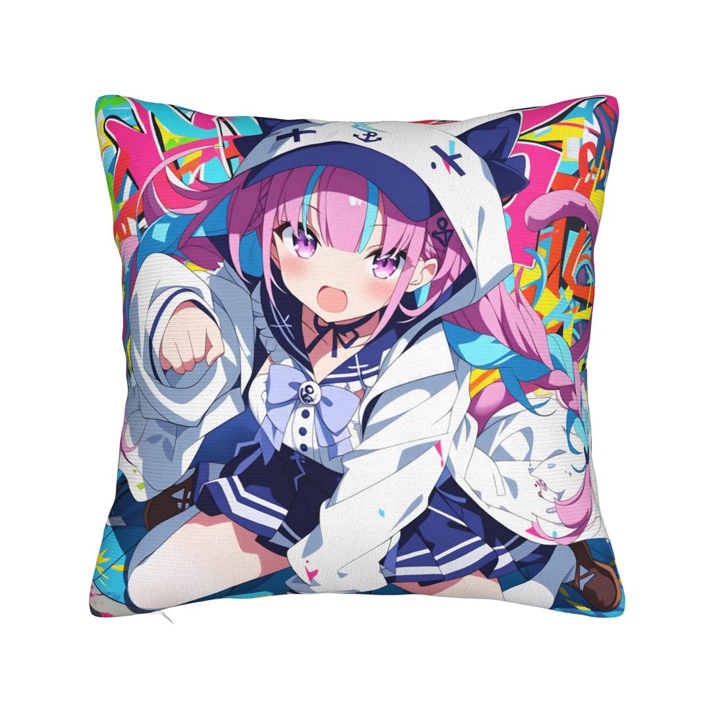 Hot Girl Kawaii Sakura Miko Pillow Case Comfy Pillow Cover For Couch Sofa Bedroom Kawaii Pillowcases