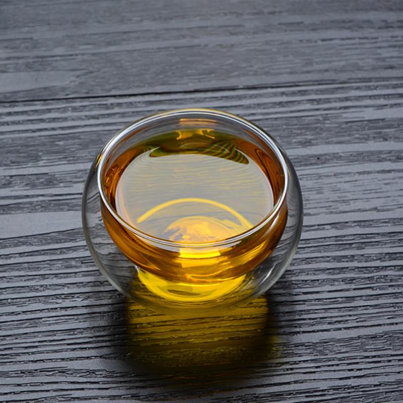 50ml 4/6pcs Glass Teacup Tea Infuser Teaware Heat Resistant High Temperature Explosion Proof Coffee Water Mug Drinkware Tea Set