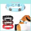 Soft Leather Dog Collar With Punk Skull Decoration Perfect For Casual And Trendy Dogs Various Colors And Sizes