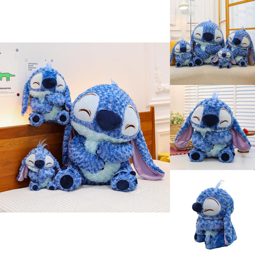 Adorable Eastdiy Plush Stitch Toy Soft Cuddly Animal Figure With Long Plush Fur