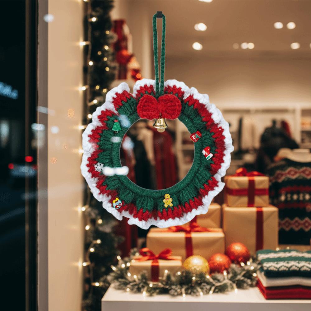 Pine Cone Christmas Wreath Green Vine Ring Christmas Tree Decoration  for Christmas