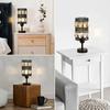Neue Kristall-Tischlampe, 2er-Set, Tischlampen für Schlafzimmer, schwarze Nachttischlampen für das Wohnzimmer, kleine dekorative Schreibtischlampe