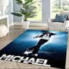 Michael Jackson 77 Floor Rug Office Rug Suitable for Dining Room Study room Kitchen Foyer Anti-slip Rug Anime Office Decor