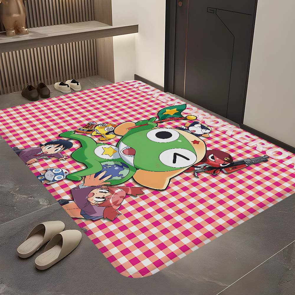 Anime Keroro Gunsou Frog Kitchen Mat Cheaper Anti-slip Modern Living Room Balcony Printed Modern Home Decor