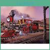 Train Diy 5d Diamond Painting Embroidery Mosaic Cross Stitch Rhinestone Decor
