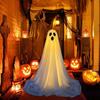 Halloween Party LED Glow Ghost Holiday Ghosts Shape Lights Luminous Hangable Pendant Horror Props Festival Party Decoration