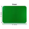 Large Building Block Base Plate (1x Green) Compatible with All Major Brands