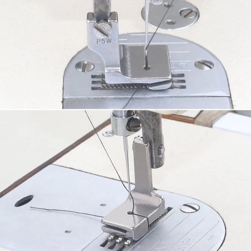 1pc Pleating Presser Foot Gathering Feet P5 P5W P50 P50H For Brother JUki Industrial Thick Material Sewing Machine Accessories