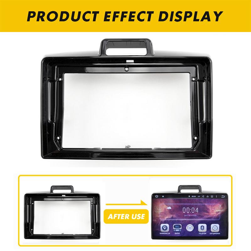 9 Inches Car Stereo Dash Radio Fascia Kit Installation Trim Panel Frame Double For TOYOTA COROLLA AXIO FIELDER 2015 DVD Frame