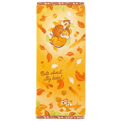 Marushin Disney Chip Dale Cotton Face Water Nuts 2005100500 & Towel, Embroidered, Design,