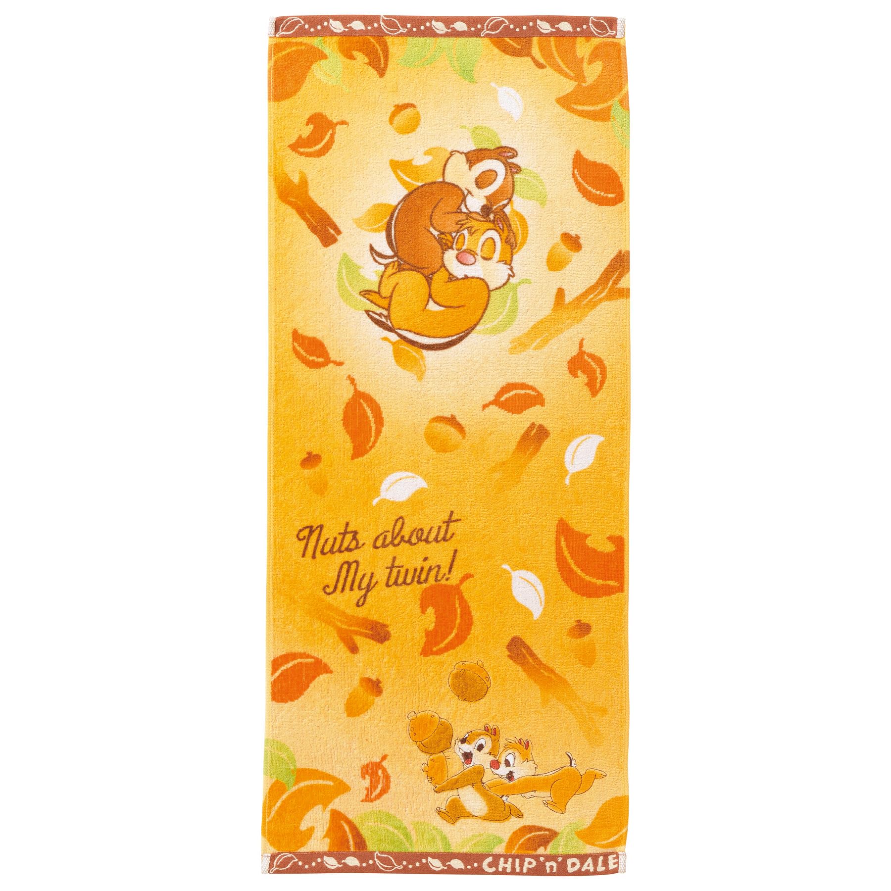 

Marushin Disney Chip Dale Cotton Face Water Nuts 2005100500 & Towel, Embroidered, Design,