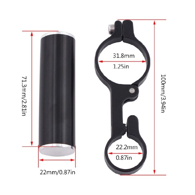 Handlebar Extension Mount Holder Handlebar Extender for Bicycles and Motorcycles