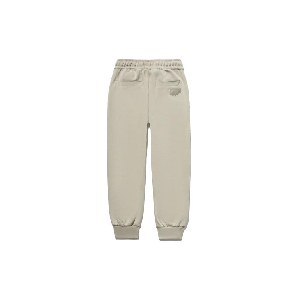 Li Ning X Jackie Chan Collaboration Kung Fu Series Solid Color Drawstring Big Pocket Knitted Long Pants Men Bottoms Dark-Green AKLT659-1