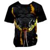 T-shirt Estiva con Stampa 3D di Serpente per Bambini, Maglietta Grafica di Animale Horror, Girocollo a Maniche Corte, Top per Uscite Quotidiane, Gioco Casual, Abbigliamento per Bambini