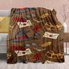 Harry Potter Magic Owl Flannel Blanket - Soft Warm Perfect for Sofa, Bedding Camping Travel Office Home Decor -QJY