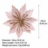 Sparkling Christmas Glitter Flower 24CM Sequins Flower  Wedding Decoration