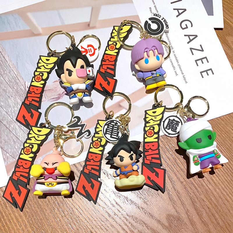 Cartoon Animation Sun Wukong Keychain Creative Car Key Chain Bag Doll Pendant Gift