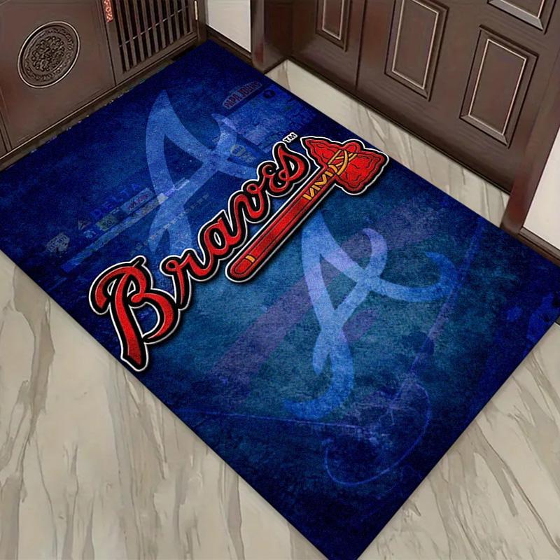 Atlanta Braves Carpet Rug for Living Room Bedroom Home Sofa Decoration,Kids Play Non-slip Floor Mat