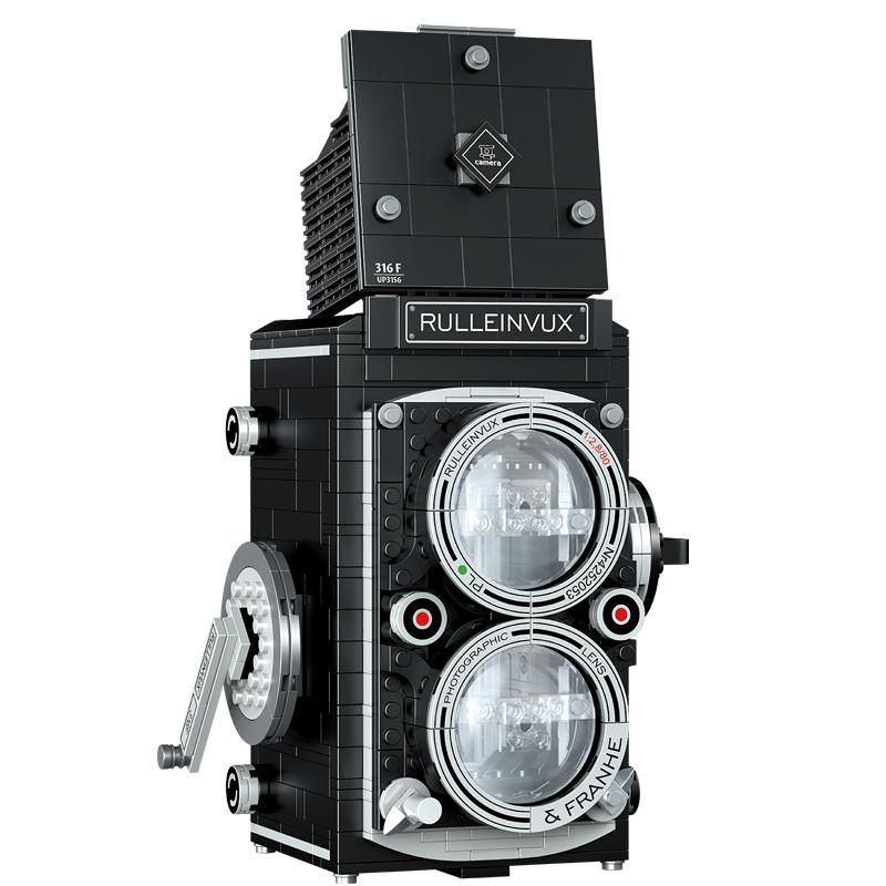 622PCS Vintage Camera Creative Fashion Play Model Puzzle Building Block Toy Holiday Gift