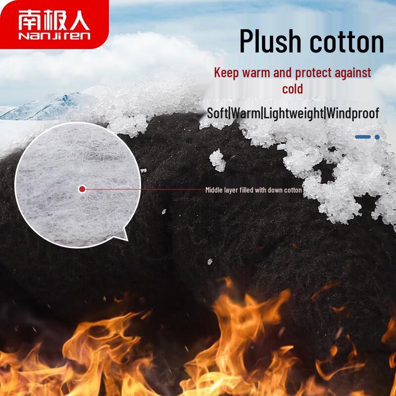 Nanjiren Women's Winter Touchscreen Fleece Gloves