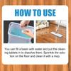 Brightening Floor Cleaning Tablets for Wood Marble Surfaces Strong Stain Removal and Polishing for Household Use