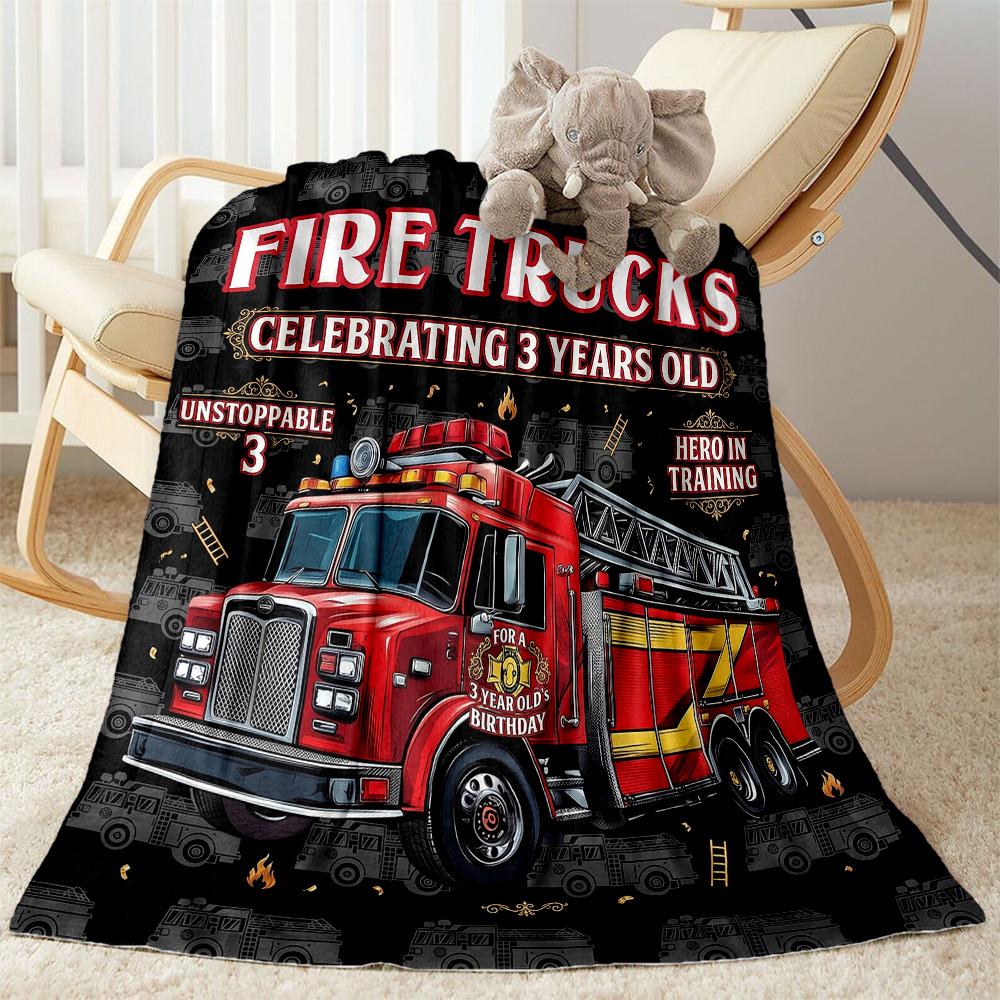 Firefighter Tribute Blankets are suitable for living rooms,making them an ideal choice for outdoor travel and gifts.