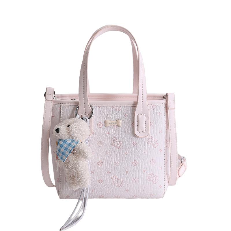 Small Niche High-value Retro Fashion Personality Simple Printed Bucket Bag Trendy Versatile Western Style Handbag Shoulder