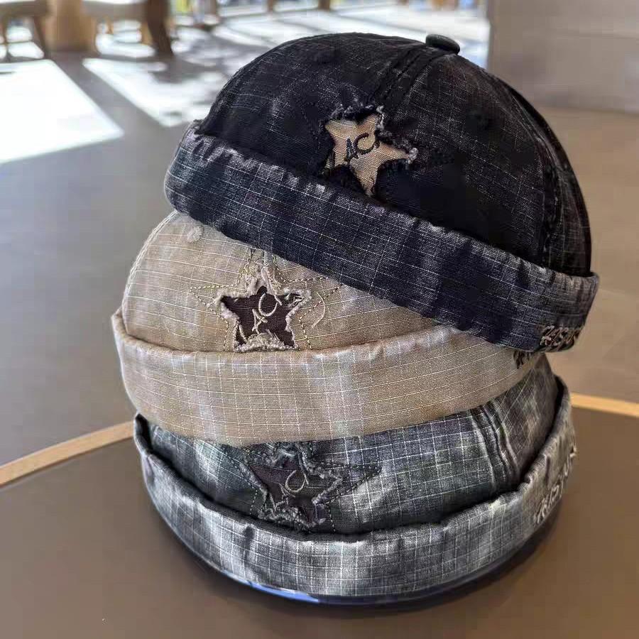 Unisex melon-shaped hat, windproof, suitable for children and teenagers, stylish and casual design