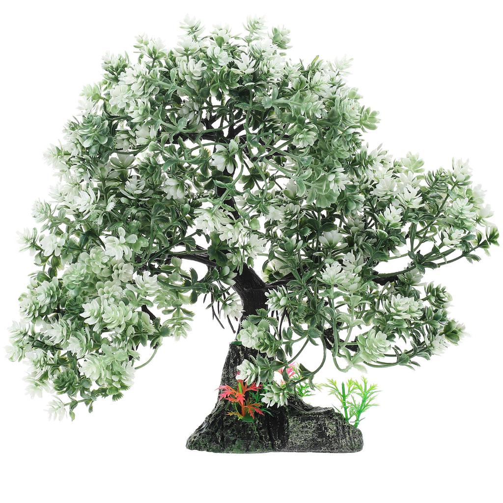 High-Quality Aquarium Resin Tree Decor Fish Tank Landscaping Ornament Realistic Fake Tree for Tank Layout Simulation Plant Decor