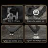 1PC Stainless Steel Carabiner Clip with Bottle Opener Keychain Multifunction Card Tool for Camping Climbing Outdoor Activities