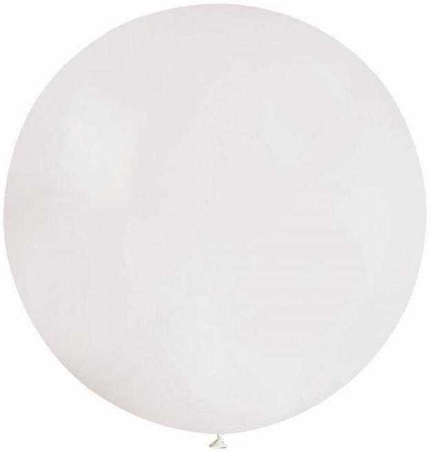 Balon G30 Pastel Kula 0.80M - Biała 01