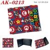 Undertale Anime Wallet Full Color PU Leather Short Card Holder Snap Clutch Purse for Students Men Women