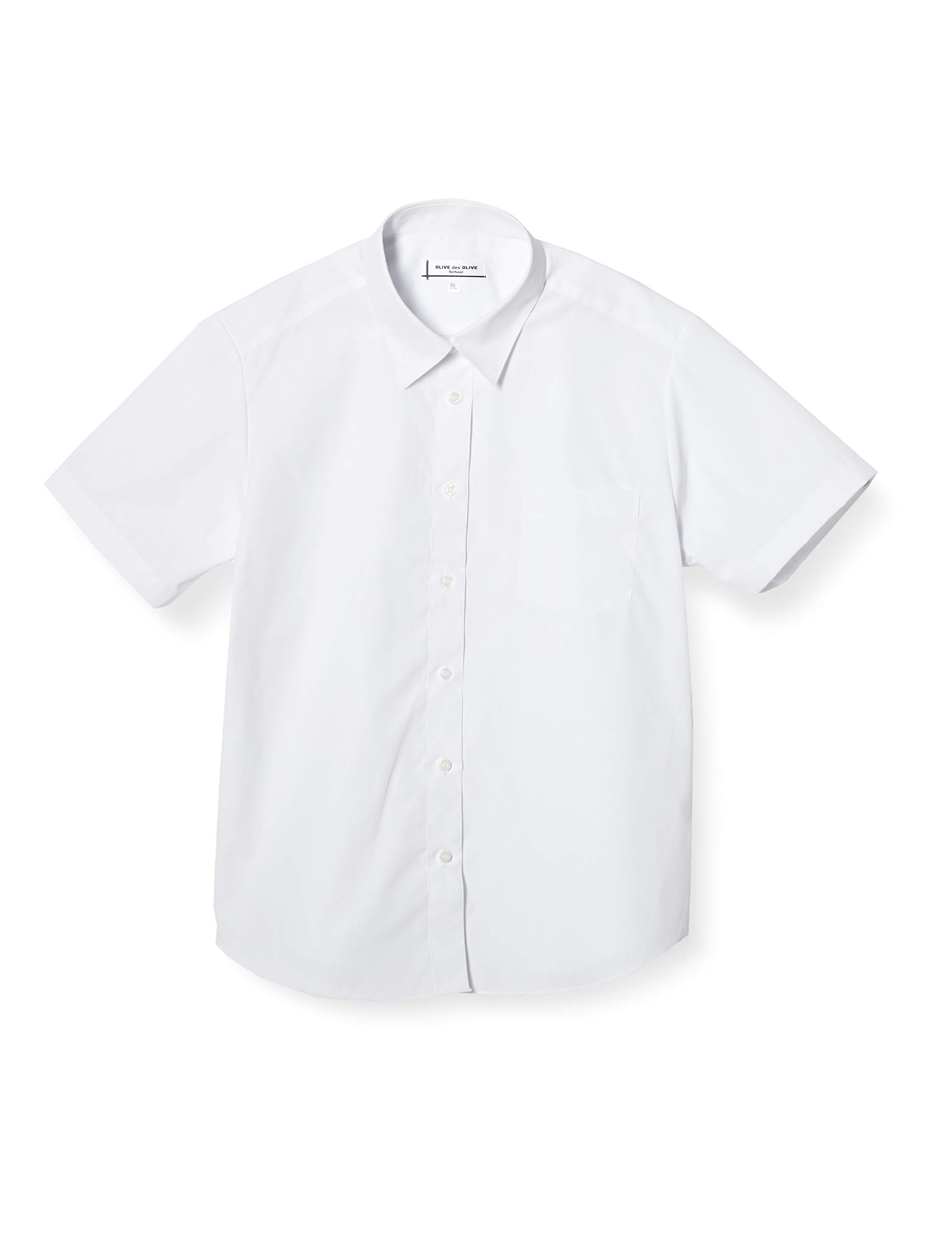 [Olive des Olive School] J4651 Odor-eliminating, breathable, regular collar shirt, short sleeves